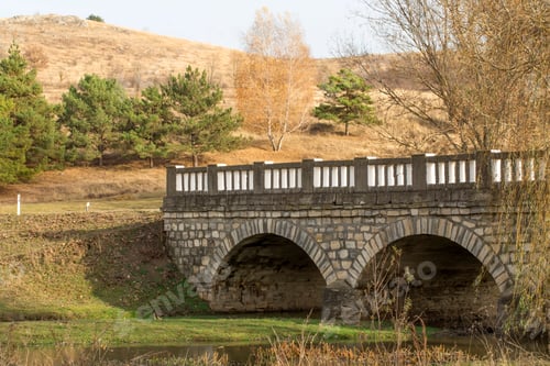 Preview: Stone bridge over small river