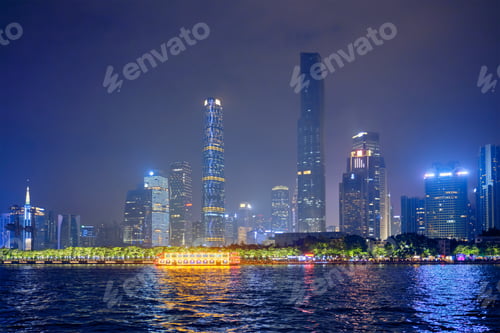 Preview: Guangzhou skyline. Guangzhou, China
