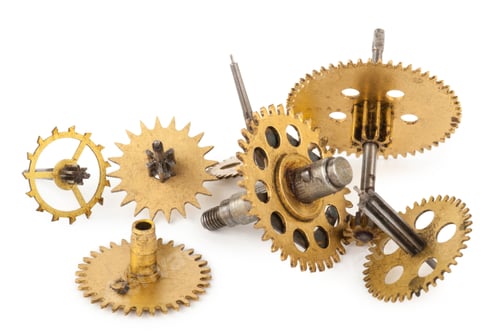 Preview: gears from old clock