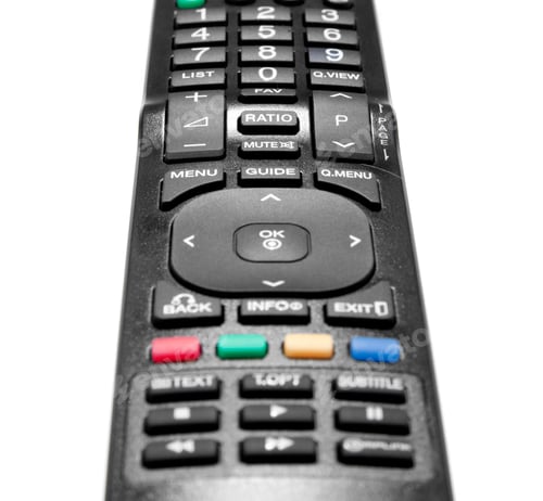 Preview: remote control isolated on white