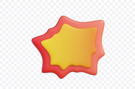 Preview: 3D Splash Chat Bubble