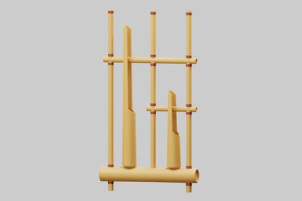 Preview: Angklung bamboo musical instrument
