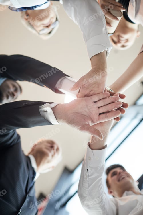 Preview: Business people support each other