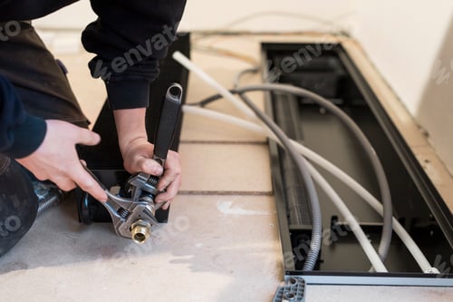 Preview: Close-up of repairman working