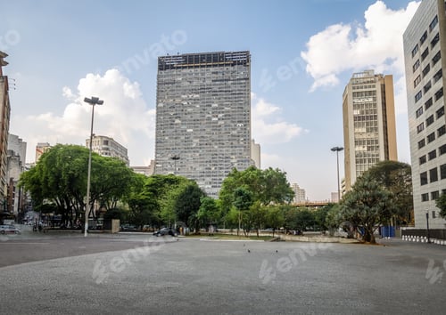 Preview: Praca do Correio (Post Office Square) and Santa Ifigenia Viaduct - Sao Paulo, Brazil