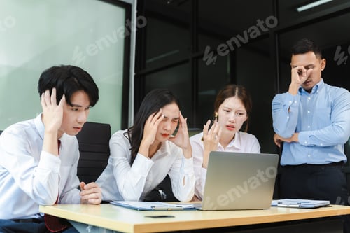 Preview: team employee failure is not satisfied with the report.