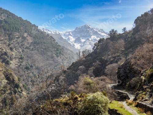 Preview: Mulhacen and Alcazaba peaks of Sierra Nevada range, Spain