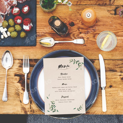 Preview: Dining Table Setting Food Concept