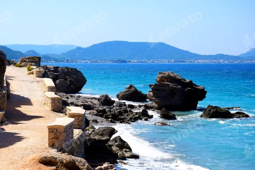 Preview: Sea and coastline in Rhodes Town