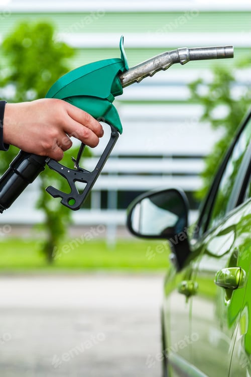 Preview: Man fills up his car with a gasoline