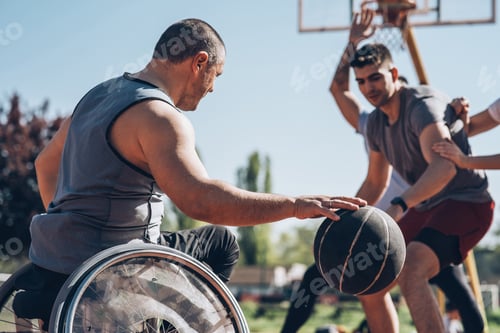 Preview: Street basket with friends