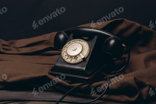 Preview: retro telephone vintage technology old style communication