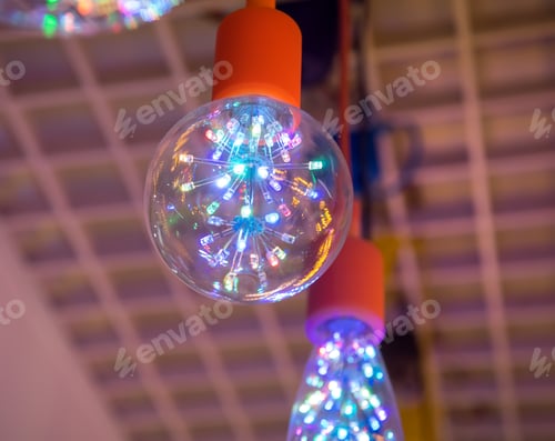 Preview: Decorative Edison Style Diode Light Bulb Hang From Ceiling