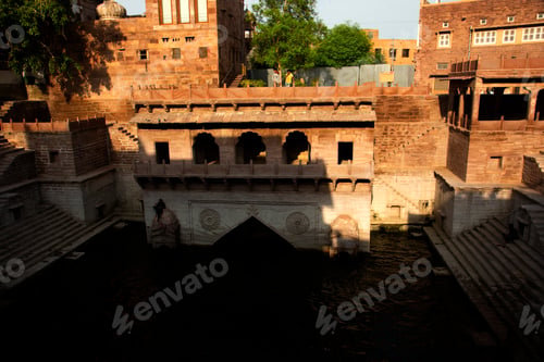 Preview: Exterior view of the 15th century Mehrangarh Fortress in Jodhpur, India.