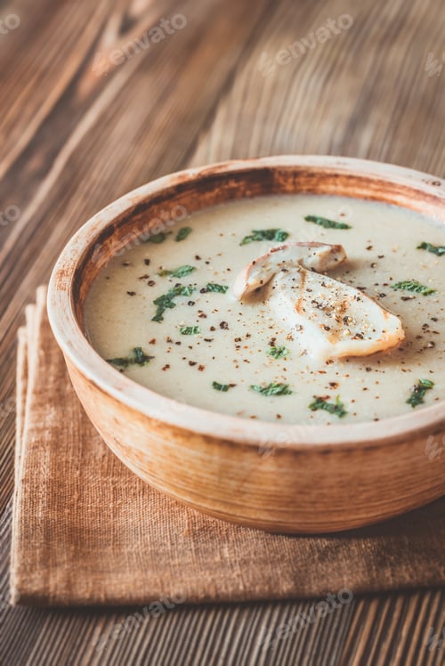 Preview: Creamy mushroom soup