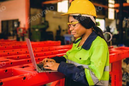 Preview: Technician engineer checking and repairing automatic robotic machine