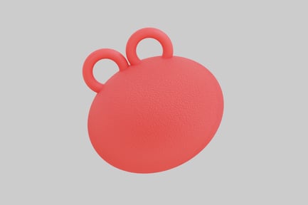 Preview: Textured gym ball with handles
