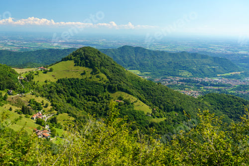 Preview: Mountain landscape at Valcava pass, in Lecco province