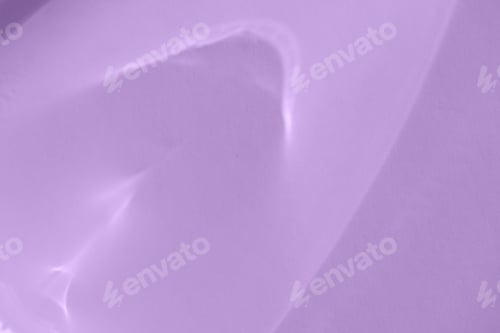 Preview: Caustic effect light refraction on lilac wall overlay photo mockup, blurred sun rays refracting