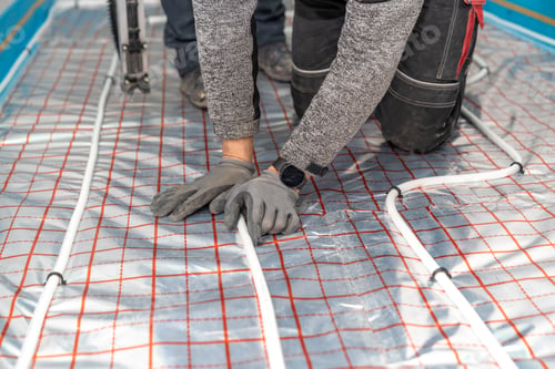 Preview: installation of new underfloor heating
