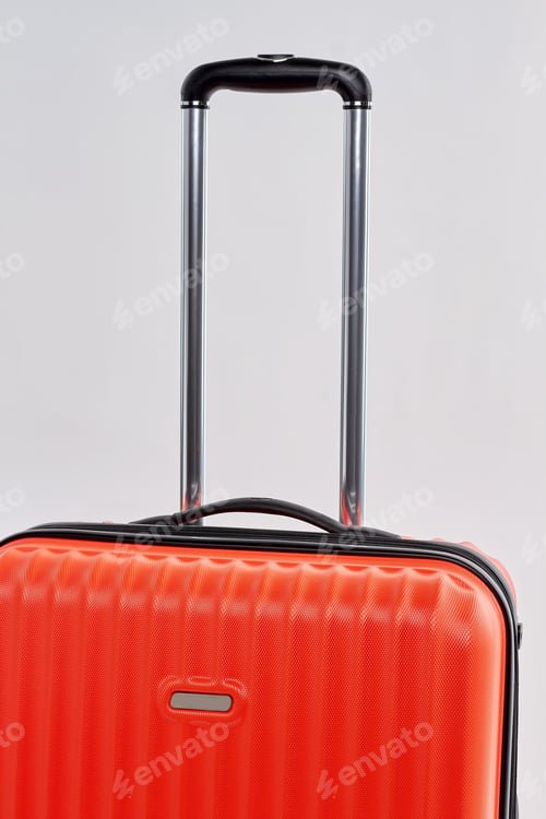 Preview: Suitcase with handle close up