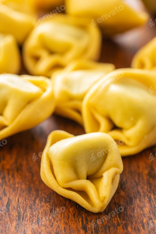 Preview: Tortellini pasta. Italian stuffed pasta