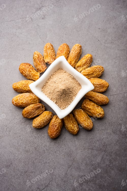 Dates and Dates Powder Still Life