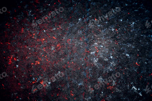 Preview: Space abstract background. Blue shiny crystals texture. Christmas backdrop.