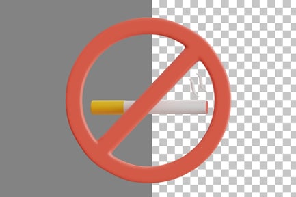 Preview: No Smoking 3D Icon