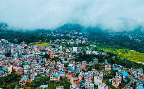 Preview: Aerial view of Pharping valley