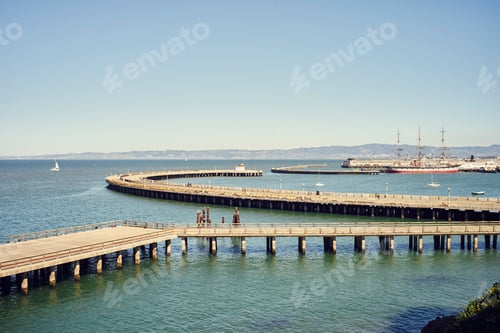 Preview: Aquatic park pier, San Francisco, California, USA