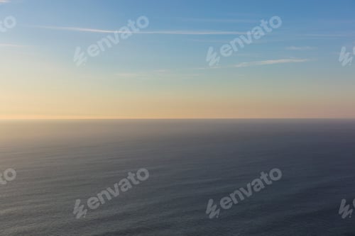 Preview: Vast ocean and sky at dusk, Manzanita, Oregon coast