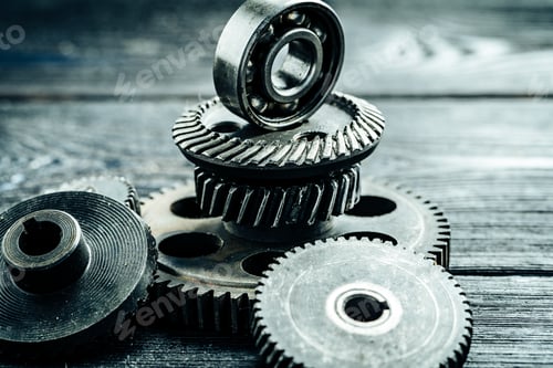 Preview: Gears from an old industrial machine