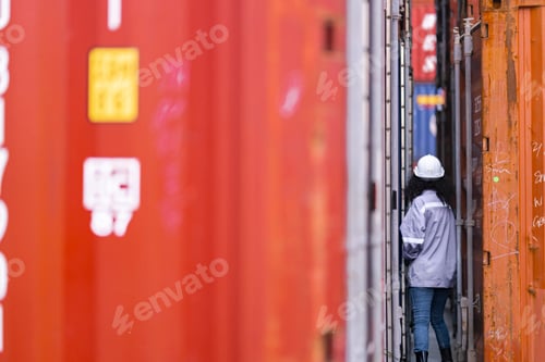 Preview: workers in high visibility safety gear and hard hats discuss operations