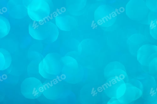 Preview: Festive color bokeh blue background