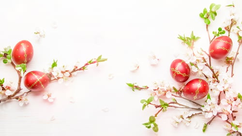 Preview: Easter white background