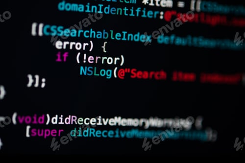 Preview: Programming code abstract technology background of software developer.