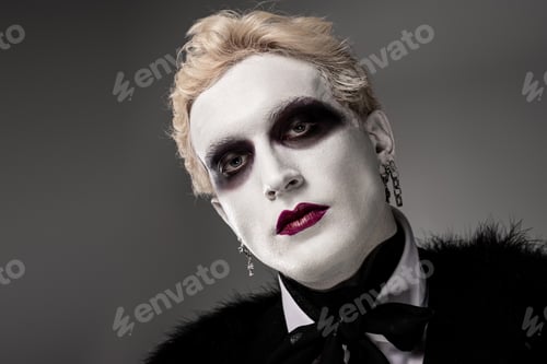 Preview: Epic Halloween costume showcases young mans striking transformation for celebrations