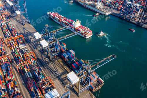 Preview: Kwai Tsing, Hong Kong, 12 February 2019: Container Terminals in Hong Kong