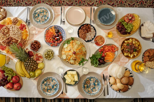Preview: Table Served For Uraza Bayram Celebration