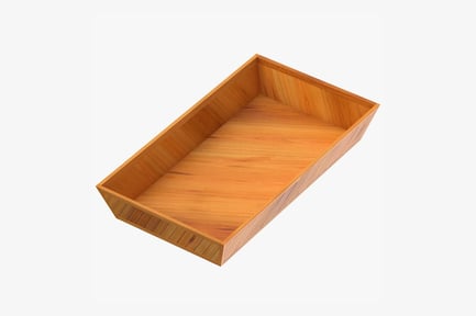 Aperçu: Plateau de service en bois Classique