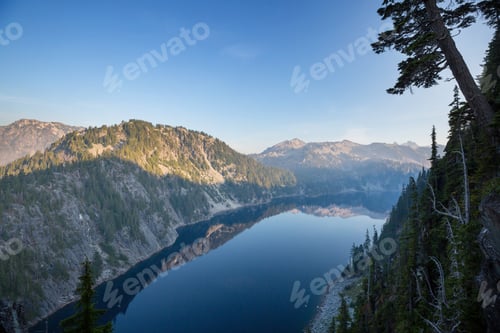 Preview: Mountains lake