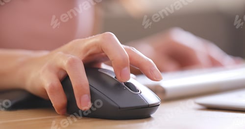 Preview: Woman working on laptop computer