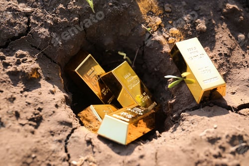 Preview: Gold bars as a symbol of chernozem value