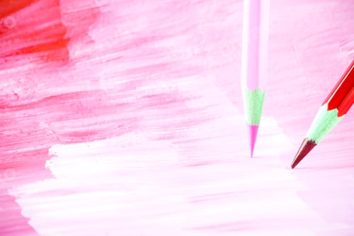 Preview: Goods For Creativity And Schools Are On A Bright Background
