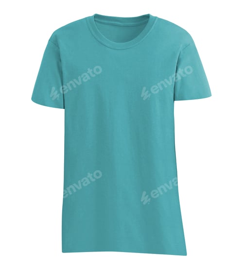 Preview: Blue Cotton Shirt isolated