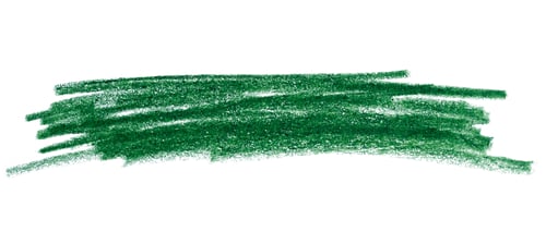 Preview: Shading with green pencil on white background