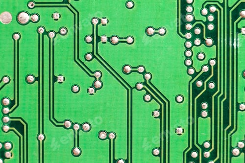 Preview: Circuit board. Electronic computer hardware technology. Motherboard digital chip. Tech science