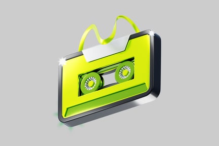 Preview: Retro cassette tape bag purse