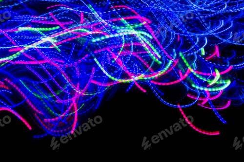 Preview: Abstract colorful lighting effect background